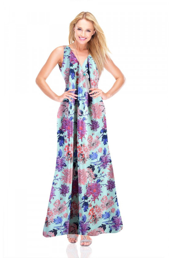 Siidist krepp signeeritud lilled