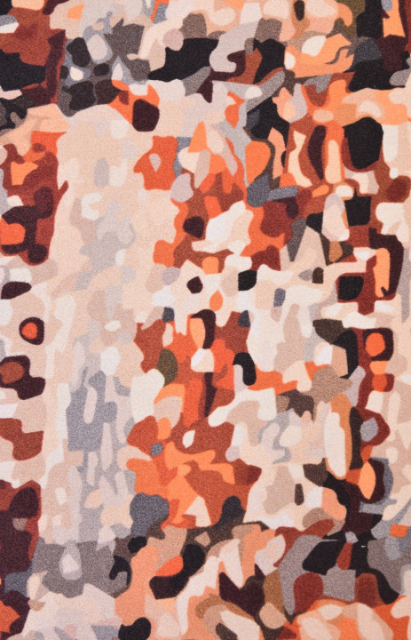 Patterned silk satin