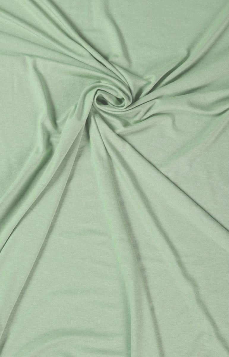Tissu tricoté viscose turquoise froid