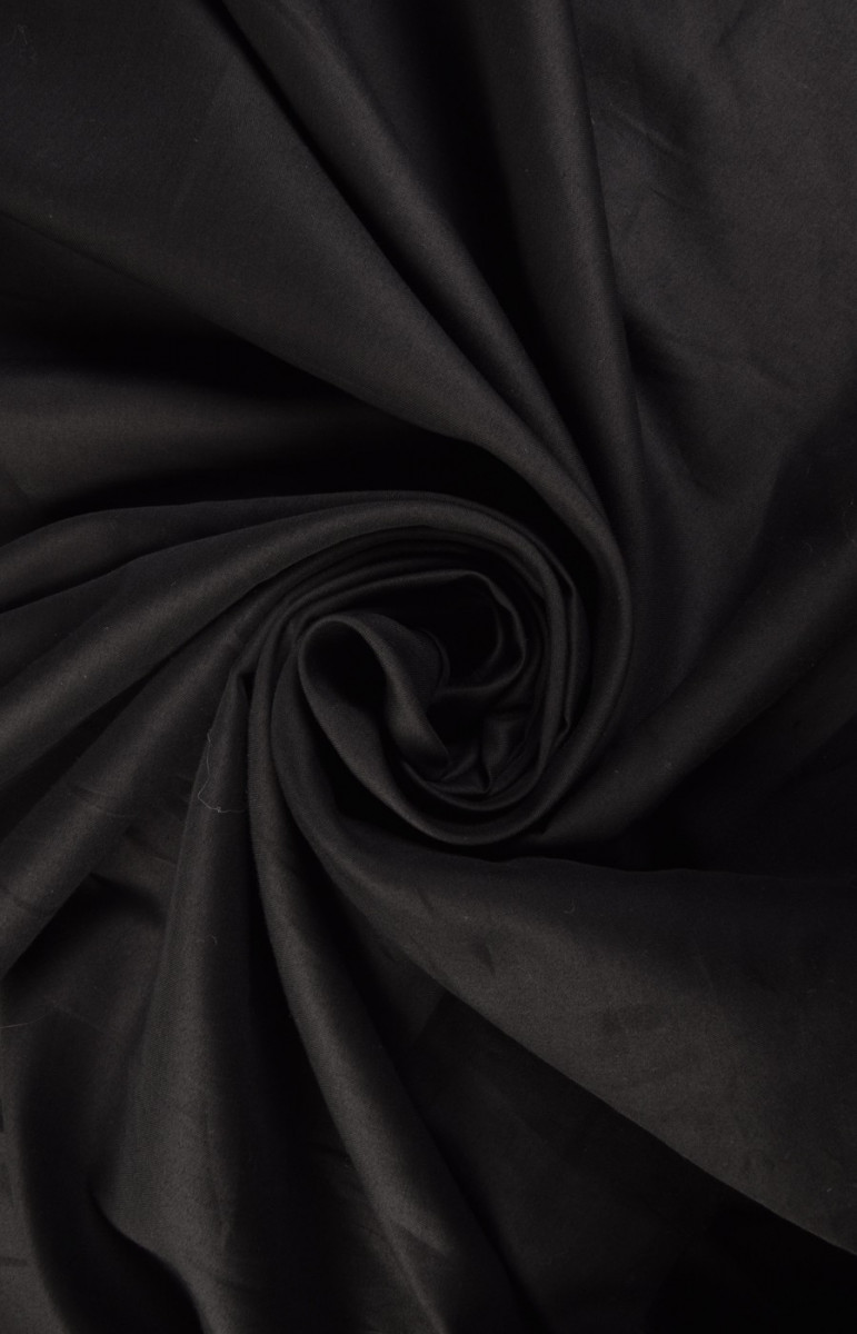 Čierny bavlnený batiste