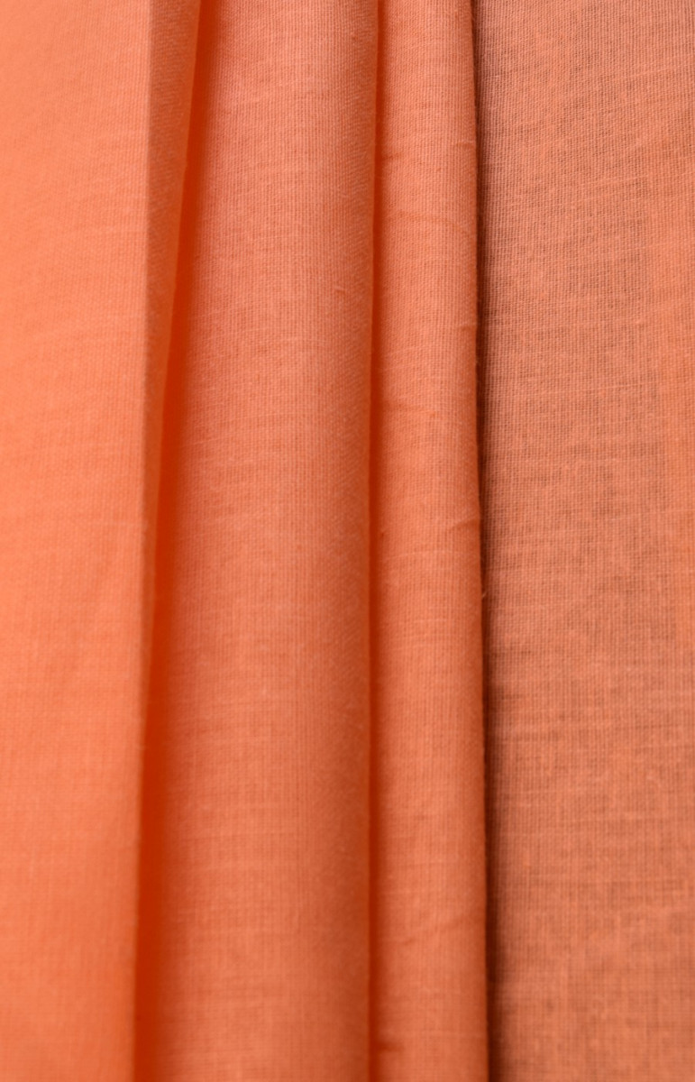 Natural orange linen
