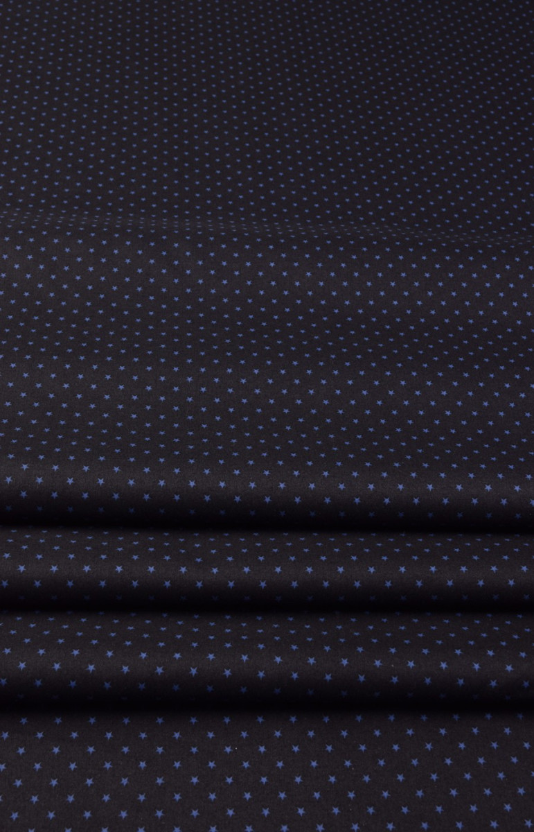 Bawełna koszulowa w gwiazdki KUPON 130 cm