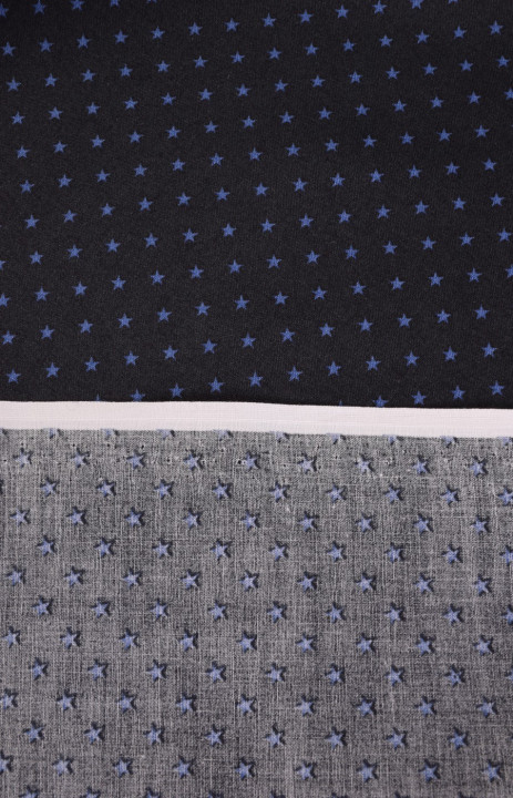 Star-lined shirt cotton