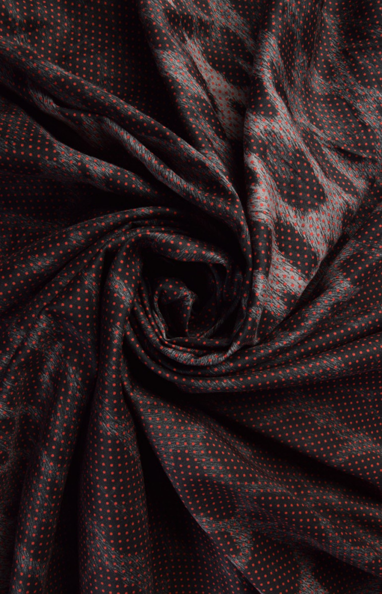 Bawełna koszulowa panterka i kropeczki KUPON 110cm