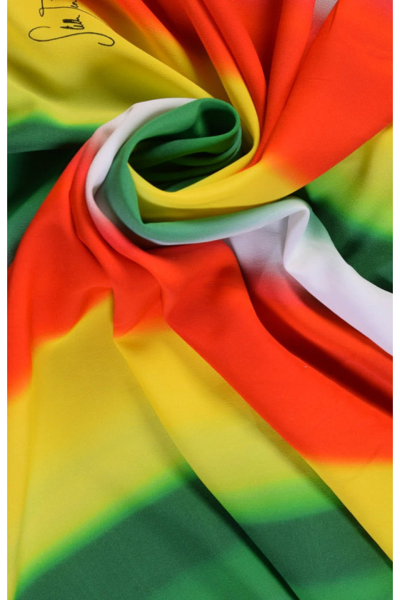 Żorżeta sukienkowa pasy