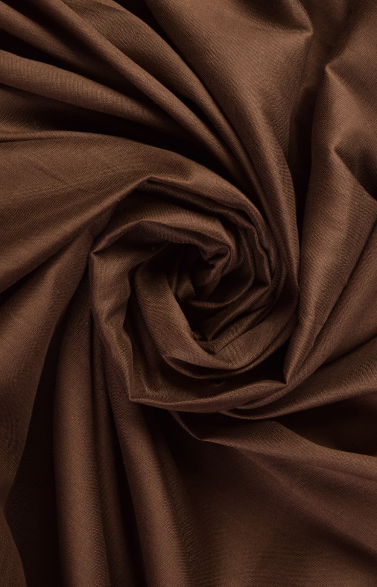 Hnedý bavlnený batiste