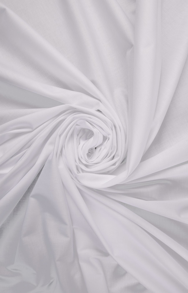 Elastic white shirt cotton