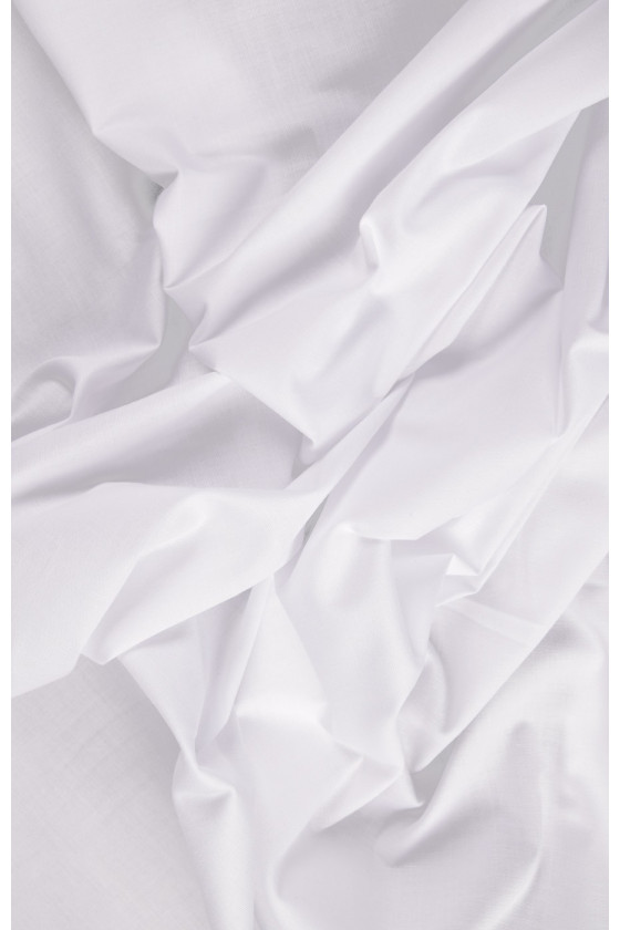 Elastic white shirt cotton