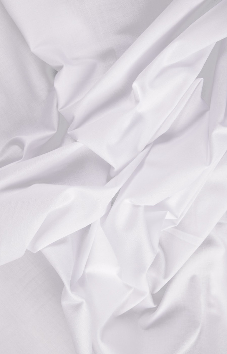 Elastic white shirt cotton