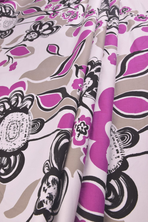 Printed elastic cotton