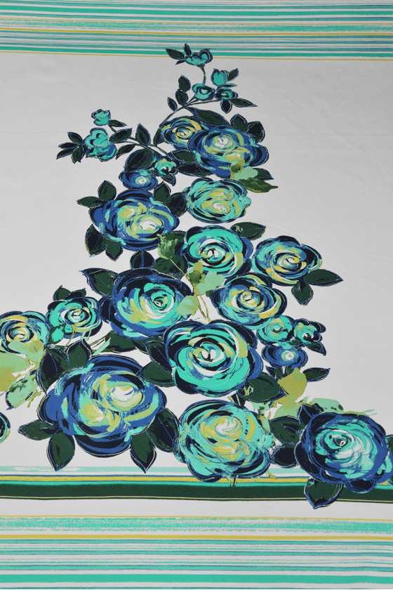 COUPON di cotone floreale 80cm