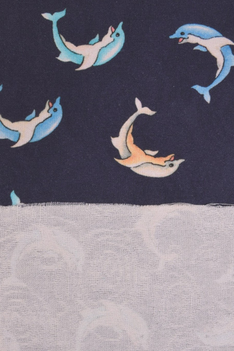 Cotton in dolphins