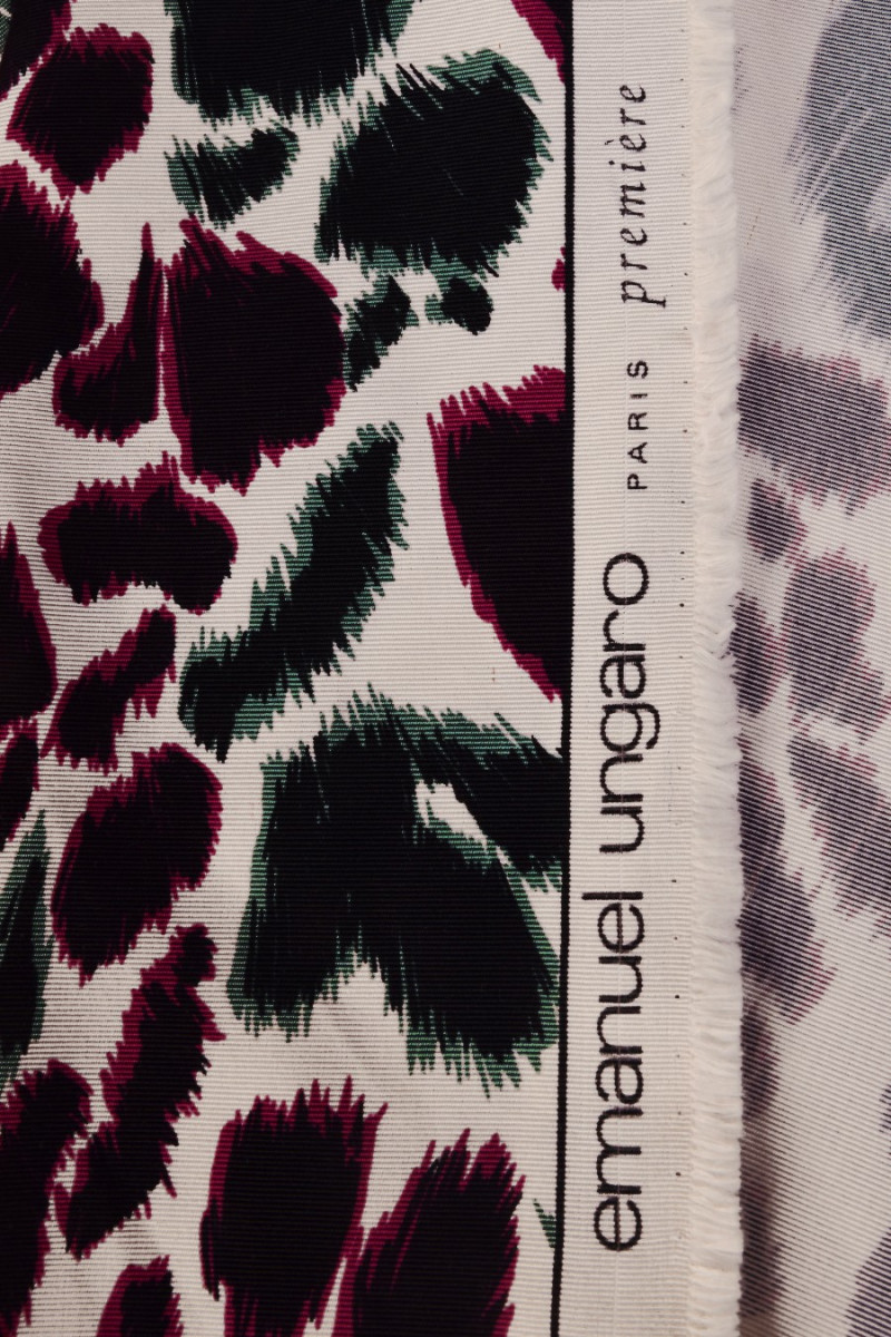 Medvilnės grosgrain su leopardo atspaudu