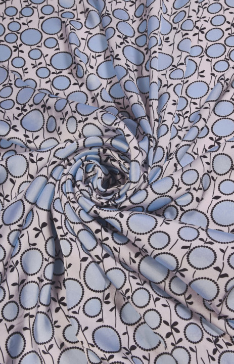 Gemusterter Polyester-Satin