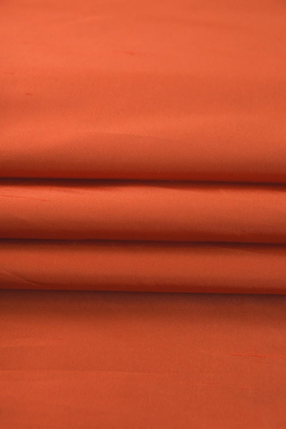Zijde Shantung Oranje