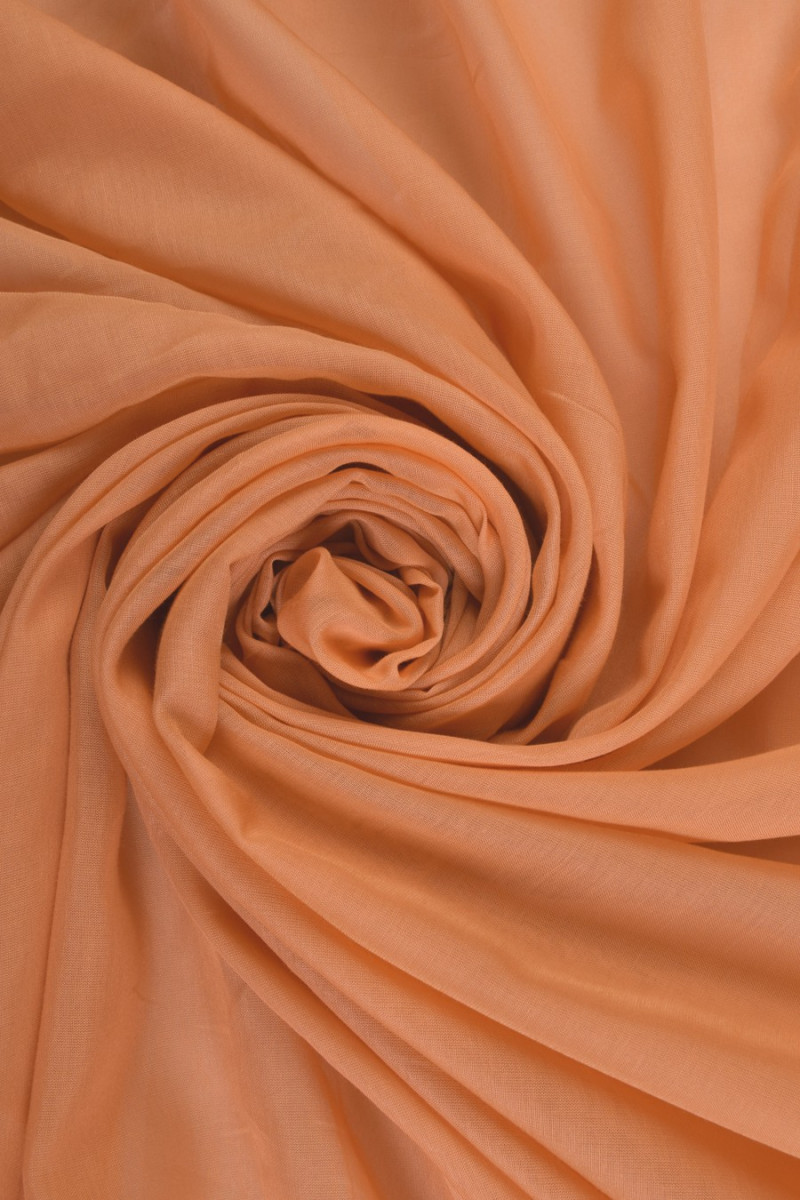 Orange cotton batiste