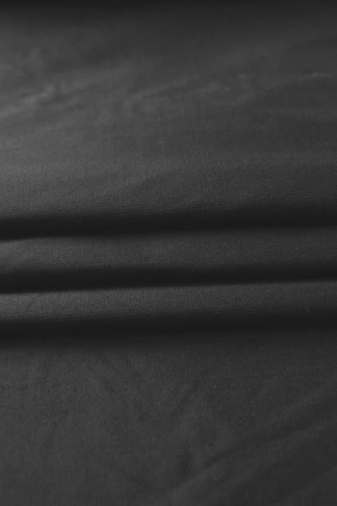 Silk taffeta black