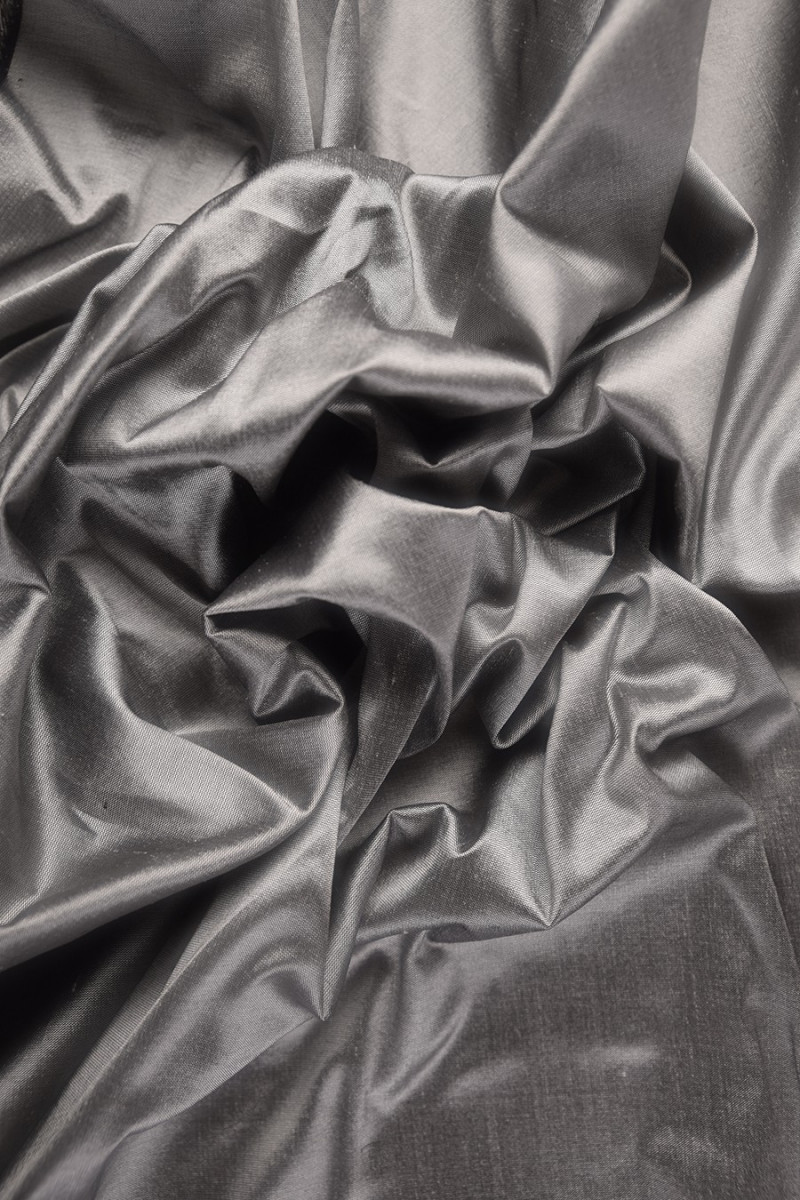 Selyem taft shantung szürke