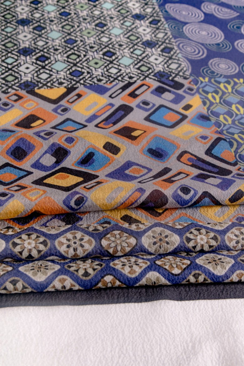 Silk chiffon patchwork- coupon