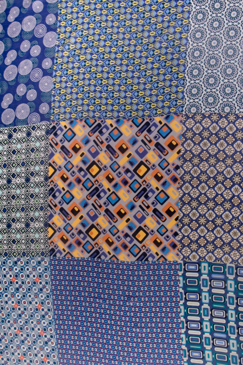 Silk chiffon patchwork- coupon