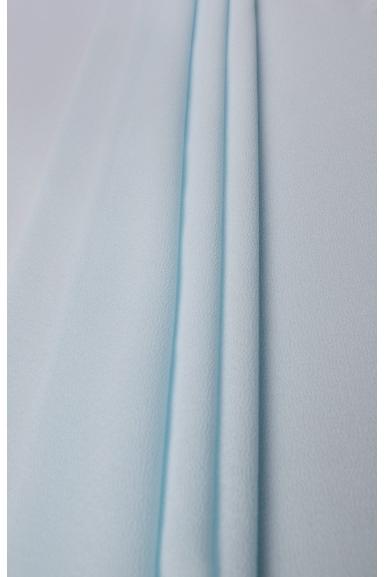 Blå polyester georgette