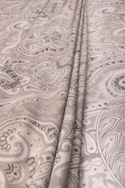 Printed chiffon silk