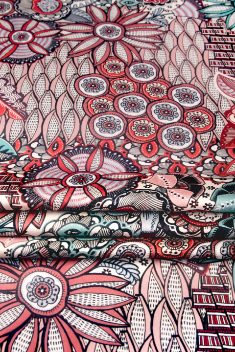 Silk georgette trükitud