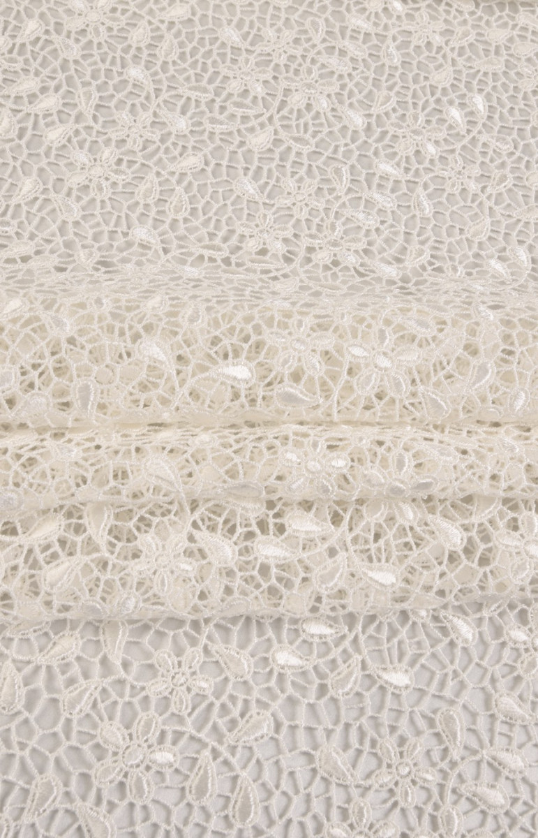 Guipure écru kitsas COUPON 110cm