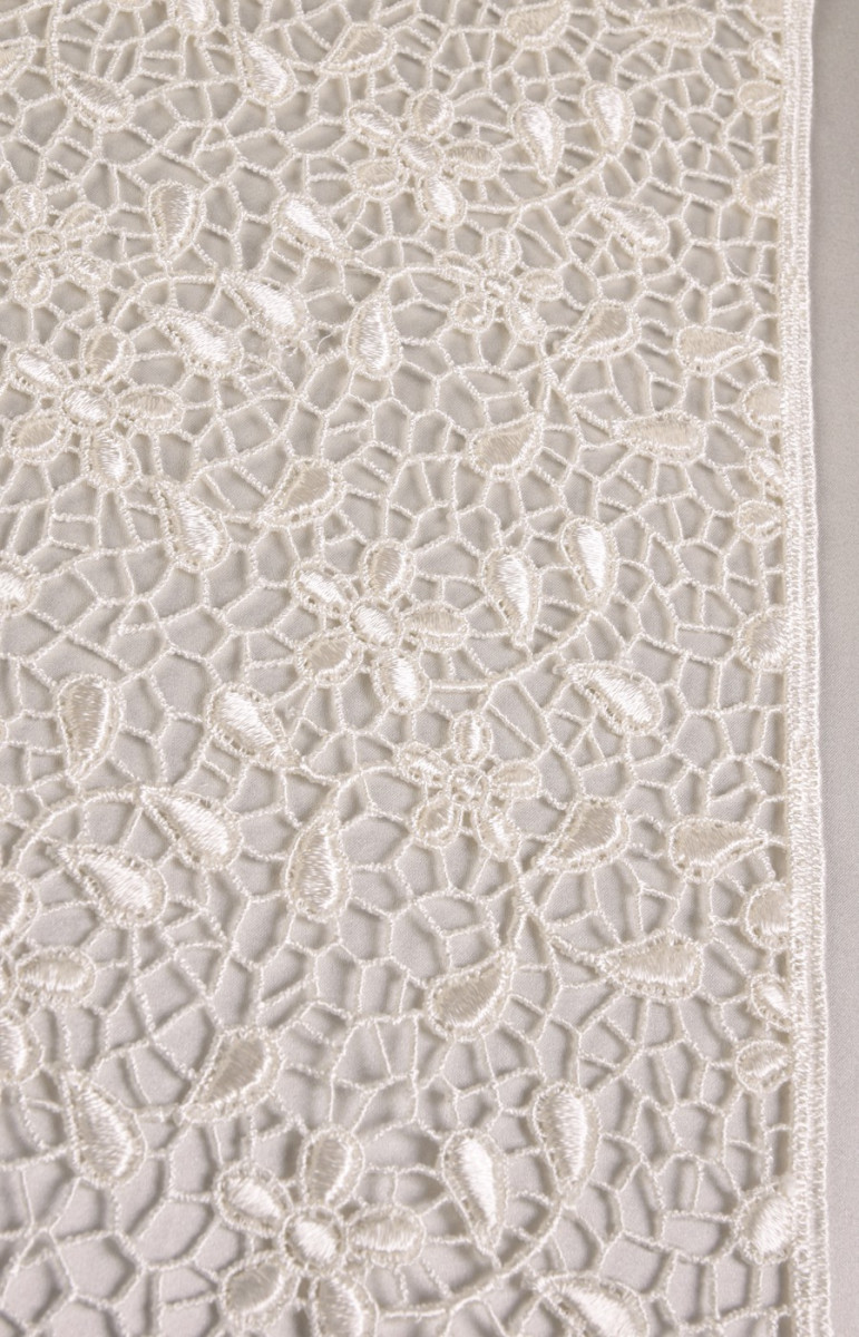 Guipure écru costaud étroit 110 cm