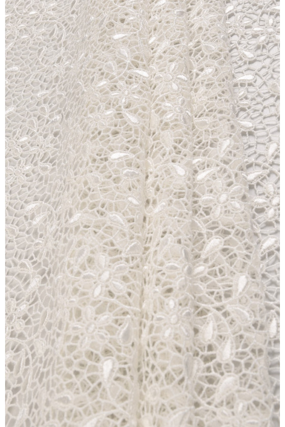 Guipure écru úzký KUPÓN 110cm