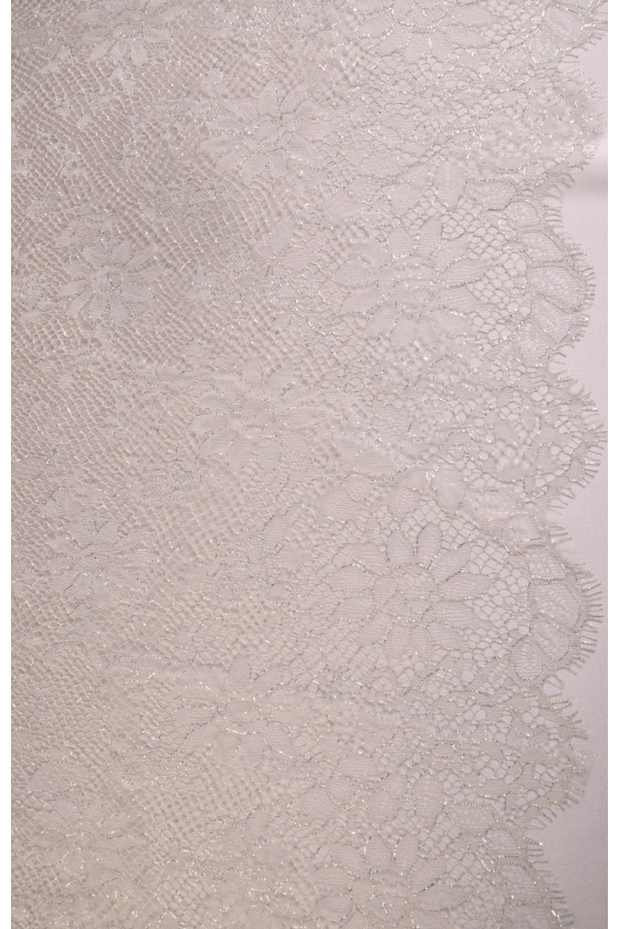 Lace with lurex narrow COUPON 80cm