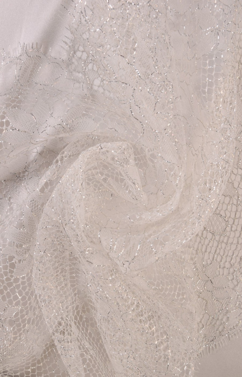 Kant met lurex smalle COUPON 80 cm
