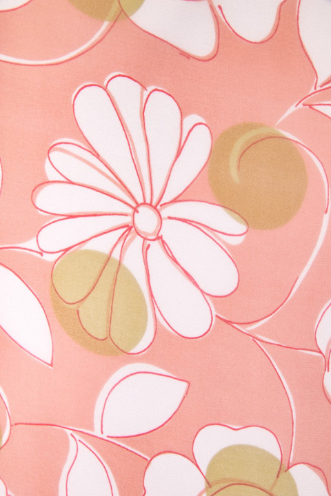 Muslin silk patterned