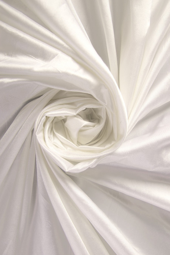 Taffetas-soie shandong crème KUPON 100cm