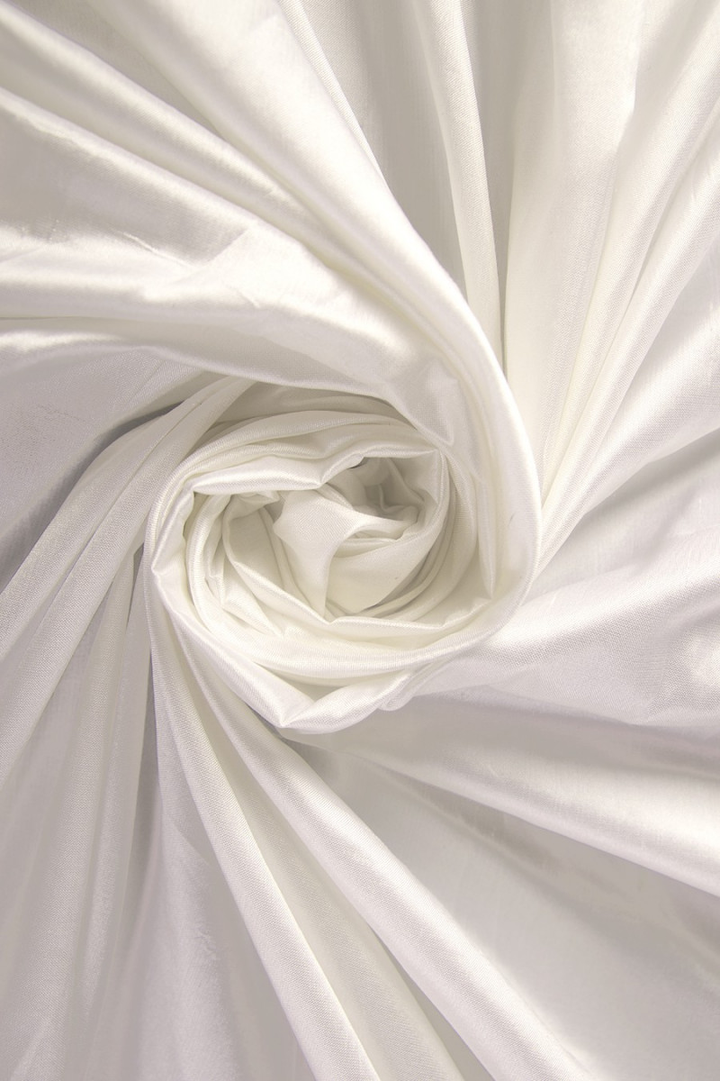 Seiden-Taft-Shackle-Creme COUPON 100 cm