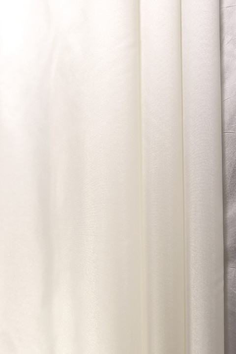 Polyester taffeta ecru