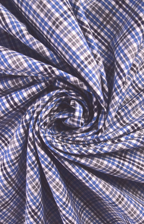 Checkered cotton shirt
