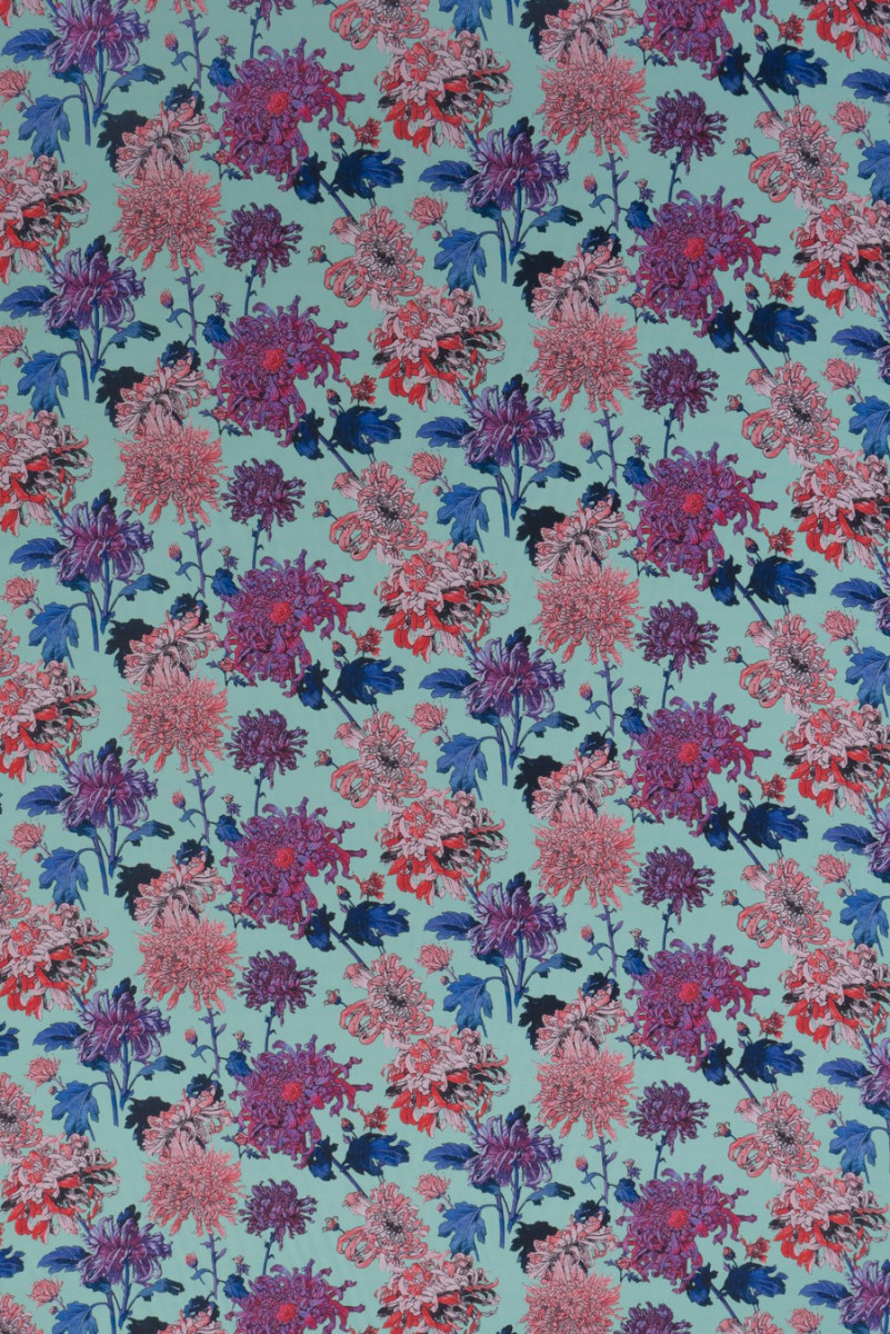 Hodvábne krepové podpísané kvety