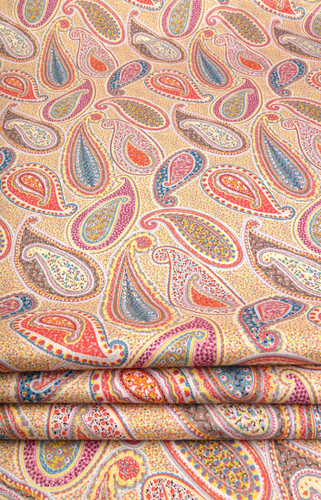 Paisley coloré à motif de coton