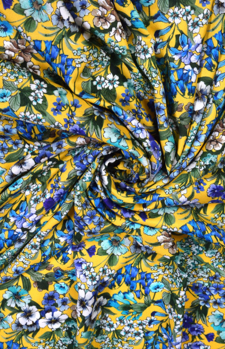 Viscose à fleurs