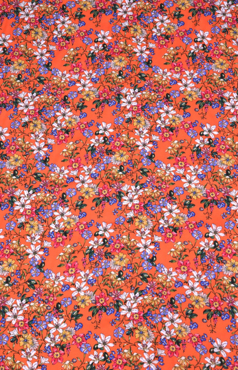 Viscose with flowers