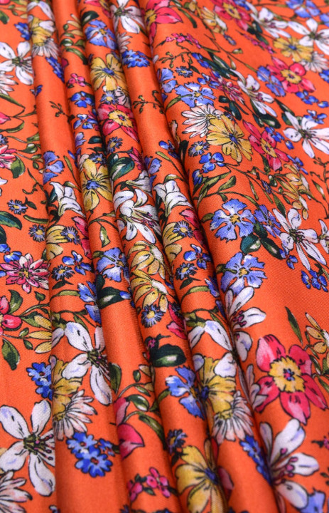 Viscose with flowers