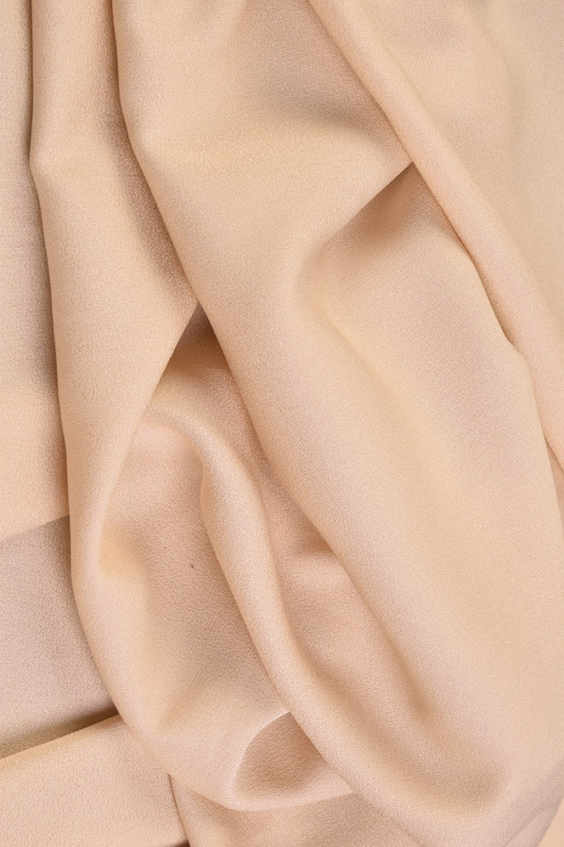 Jacquard silk beige