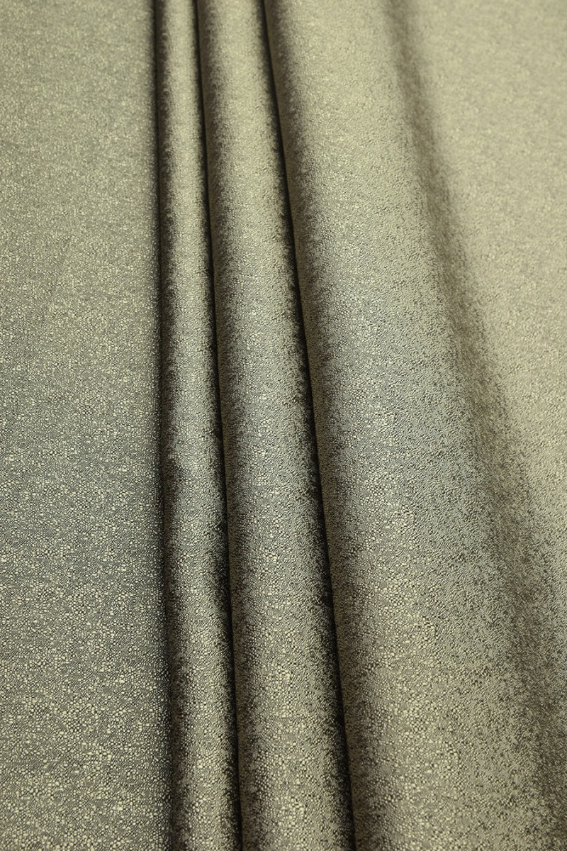 Jedwab żakardowy oliwkowy KUPONY