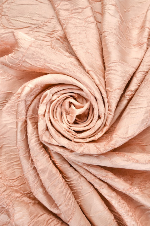 Jacquard met reliëf beige
