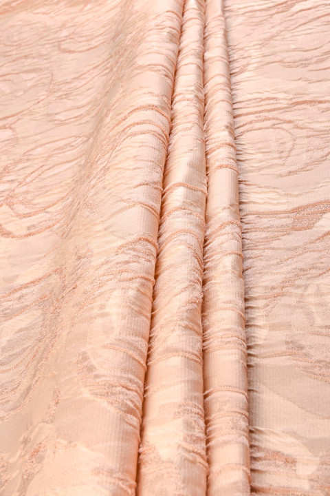 Jacquard met reliëf beige
