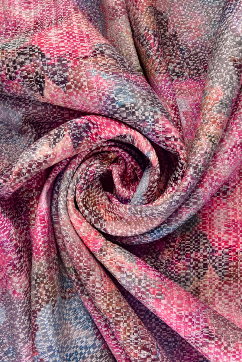 Jacquard uklare blomster