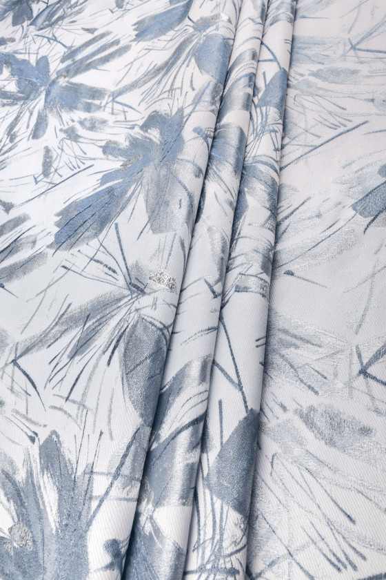 Jacquard nagy virágokkal KUPONOK