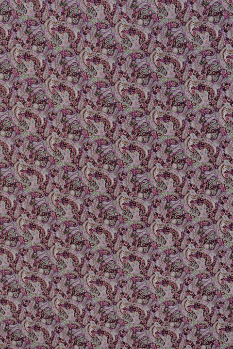 Kreppseide Paisley Muster