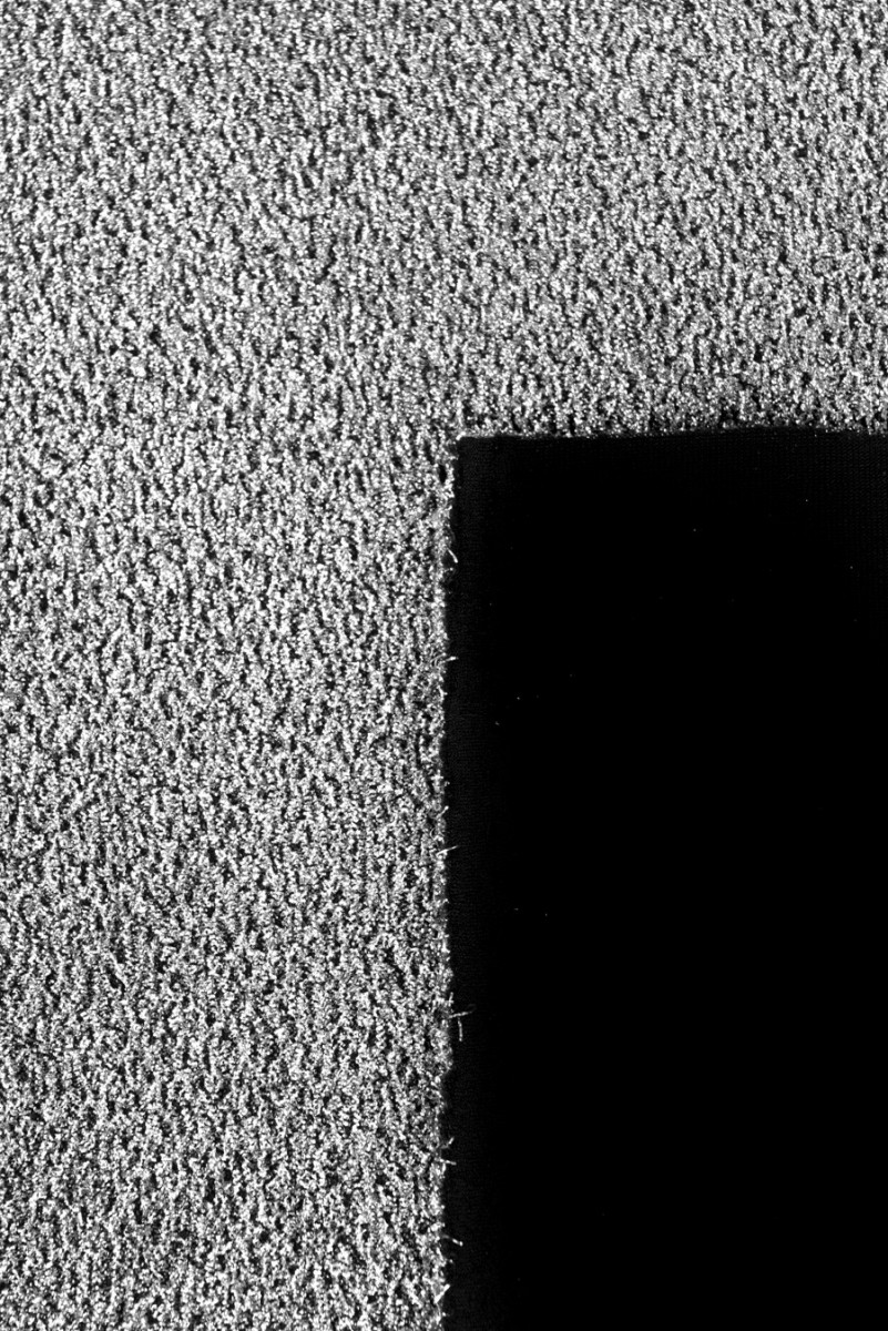 Dzianina srebrna KUPON 80cm